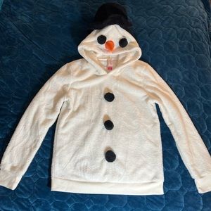 No Boundaries snowman hoodie